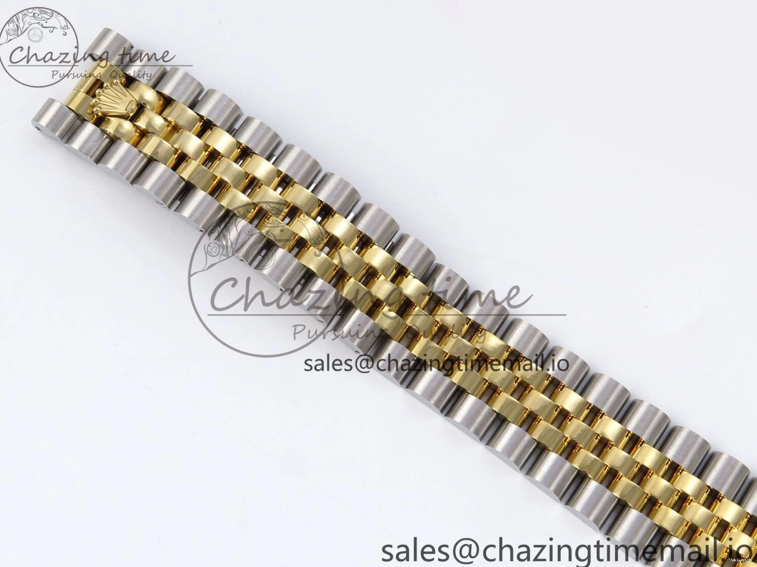 JARF 904L YG Diamonds SS Jubilee Edition Gray 278383RBR Roman 1:1 Best 31 on Steel Bracelet DateJust Dial HZ2236 0502